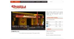 Desktop Screenshot of cambioprincipal.com.uy