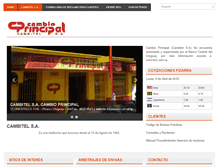 Tablet Screenshot of cambioprincipal.com.uy